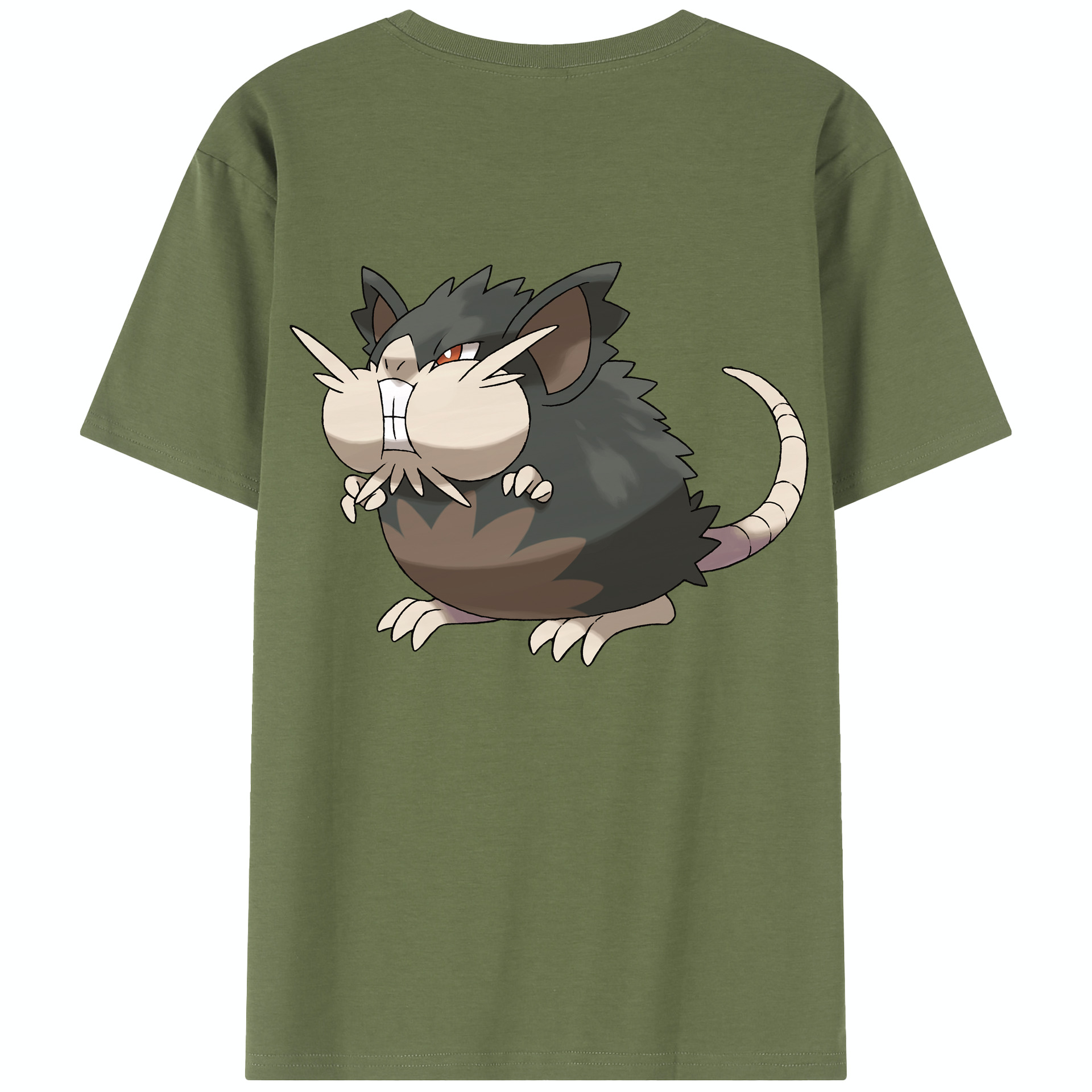 （画像用） ポケットモンスター Pokémon 綿100％半袖Tシャツ（背面プリント）